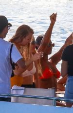 BRITTANY MATHEWS at a Bachelorette Party on a Boat in Miami 02/27/2022