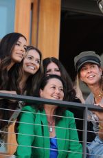 BROOKE BURKE Out for Drinks with Girlfriends at Nobu in Malibu 02/006/2022