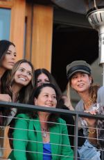 BROOKE BURKE Out for Drinks with Girlfriends at Nobu in Malibu 02/006/2022