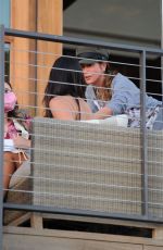 BROOKE BURKE Out for Drinks with Girlfriends at Nobu in Malibu 02/006/2022
