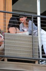 BROOKE BURKE Out for Drinks with Girlfriends at Nobu in Malibu 02/006/2022