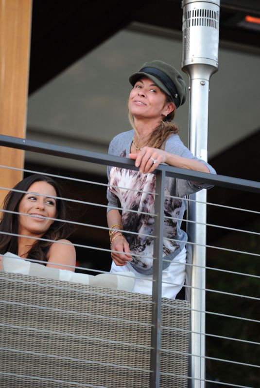 BROOKE BURKE Out for Drinks with Girlfriends at Nobu in Malibu 02/006/2022