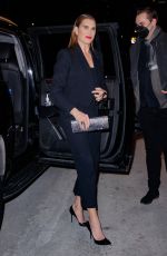 BROOKE SHIELDS Arrives at Michael Kors Show at New York Fashion Week 02/15/2022