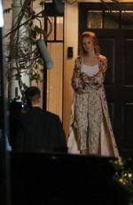 CAITLIN THOMPSON on the Set of This Is Us at a Residence in West Hollywood 02/09/2022