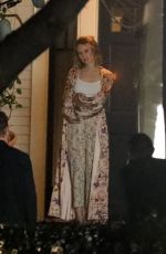 CAITLIN THOMPSON on the Set of This Is Us at a Residence in West Hollywood 02/09/2022