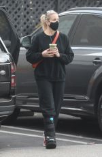 CAMERON DIAZ Out and About in Beverly Hills 02/21/2022