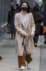 CAMILA MENDES and LILI REINHART Out with Their Dogs in Vancouver 01/30/2022