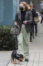 CAMILA MENDES and LILI REINHART Out with Their Dogs in Vancouver 01/30/2022