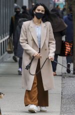 CAMILA MENDES and LILI REINHART Out with Their Dogs in Vancouver 01/30/2022