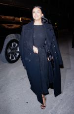 CAMILA MENDES Arrives at Michael Kors Show at New York Fashion Week 02/15/2022