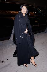 CAMILA MENDES Arrives at Michael Kors Show at New York Fashion Week 02/15/2022