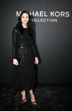 CAMILA MENDES at Michael Kors Fashion Show in New York 02/15/2022
