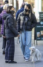 CAMILA MENDES Out with Her Dog in Vancouver 02/10/2022