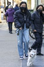 CAMILA MENDES Out with Her Dog in Vancouver 02/10/2022