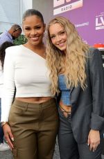 CAMILLE KOSTEK at SiriusXM at Super Bowl LVI in Los Angeles 02/11/2022