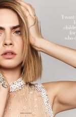 CARA DELEVINGNE in Harper