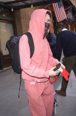 CARA DELEVINGNE Leaves Her Hotel in New York 02/09/2022