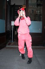 CARA DELEVINGNE Leaves Her Hotel in New York 02/09/2022
