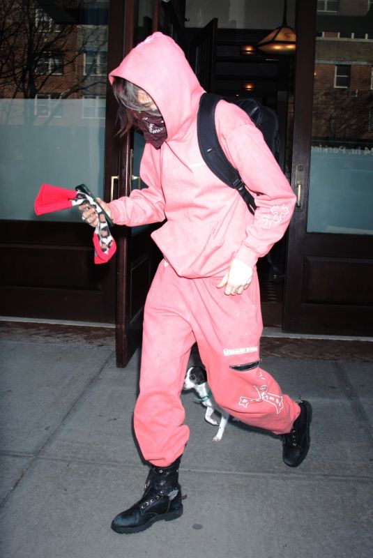 CARA DELEVINGNE Leaves Her Hotel in New York 02/09/2022