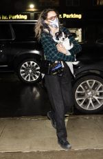 CARA DELEVINGNE Out and About in New York 02/07/2022