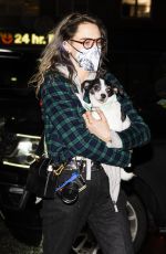 CARA DELEVINGNE Out and About in New York 02/07/2022