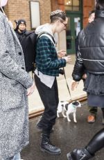 CARA DELEVINGNE Out and About in New York 02/07/2022