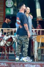 CARA SANTANA and Shannon Leto Out for Lunch in West Hollywood 02/08/2022
