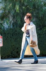 CARA SANTANA Arrives at San Vicente Bungalows in West Hollywood 02/03/2022