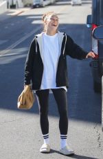 CARA SANTANA Leaves Workout Session in Los Angeles 02/24/2022