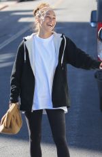 CARA SANTANA Leaves Workout Session in Los Angeles 02/24/2022