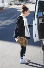 CARA SANTANA Leaves Workout Session in Los Angeles 02/24/2022