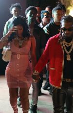 CARDI B and Offset Leaves Drake