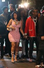 CARDI B and Offset Leaves Drake