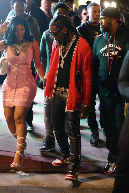 CARDI B and Offset Leaves Drake