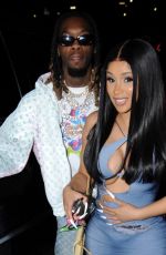 CARDI B and Offset Leaves SuperBowl 2022 in Inglewood 02/13/2022