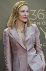 CATE BLANCHETT at 36th Goya Awards Photocall in Valencia 02/12/2022