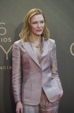 CATE BLANCHETT at 36th Goya Awards Photocall in Valencia 02/12/2022