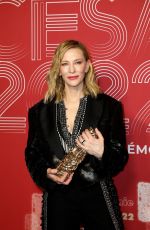 CATE BLANCHETT at 47th Cesar Film Awards in Paris 02/25/2022