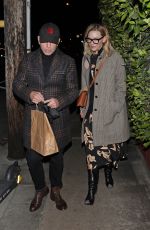 CATE BLANCHETT Out for Dinner with a Friend in Santa Monica 02/26/2022