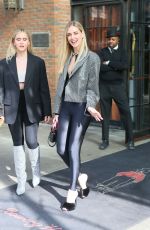 CHAIRA and VALENTINA FERRAGNI Leaves Bowery Hotel in New York 02/17/2022