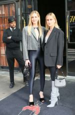 CHAIRA and VALENTINA FERRAGNI Leaves Bowery Hotel in New York 02/17/2022