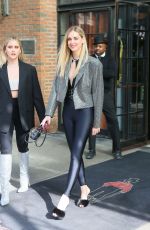 CHAIRA and VALENTINA FERRAGNI Leaves Bowery Hotel in New York 02/17/2022