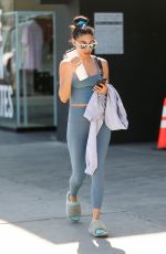 CHANTEL JEFFRIES Leaves Pilates Session in Los Angeles 02/14/2022