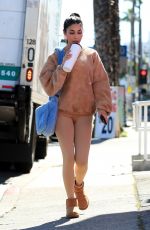 CHATEL JEFFRIES Arrives at Soul Cycle Class in West Hollywood 02/22/2022