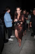 CHERYL BURKE Leaves Super Bowl Eve at Drake’s Event in West Hollywood 02/12/2022