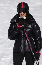 CHIARA FERRAGNI and Fedez Out Skiing in Alpe di Siusi 02/06/2022
