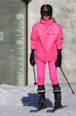 CHIARA FERRAGNI and Fedez Out Skiing in Alpe di Siusi 02/06/2022