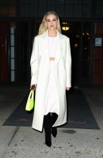 CHIARA FERRAGNI Leaves Her Hotel at New York Fashion Week 02/15/2022