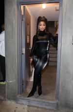 CHLOE BAILEY in Tights Night Out in Los Angeles 02/08/2022