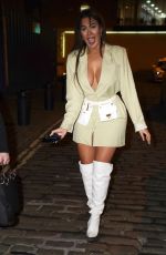 CHLOE FERRY Out with her Family for Dinner at Rio Brazilian Steak House in Newcastle 02/02/2022